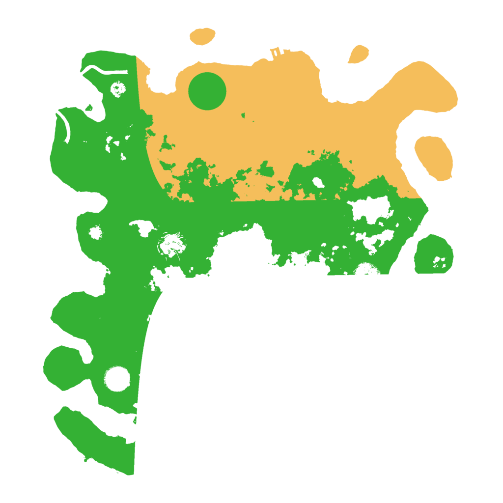 Biome Rust Map: Procedural Map, Size: 3500, Seed: 1986249826