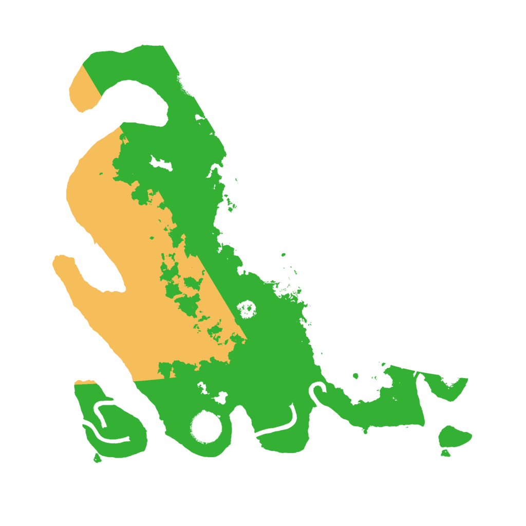 Biome Rust Map: Procedural Map, Size: 3000, Seed: 1018978732