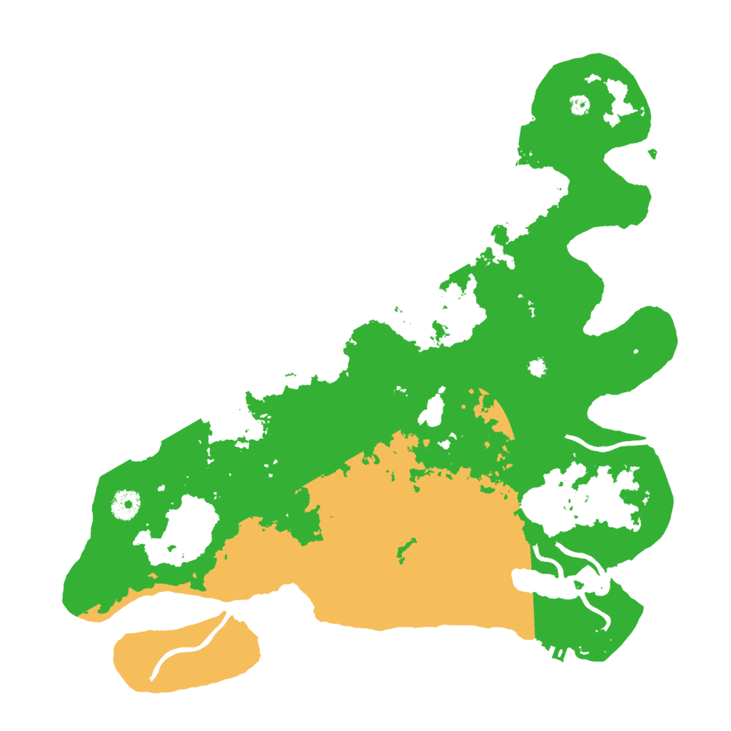 Biome Rust Map: Procedural Map, Size: 3700, Seed: 1353062114