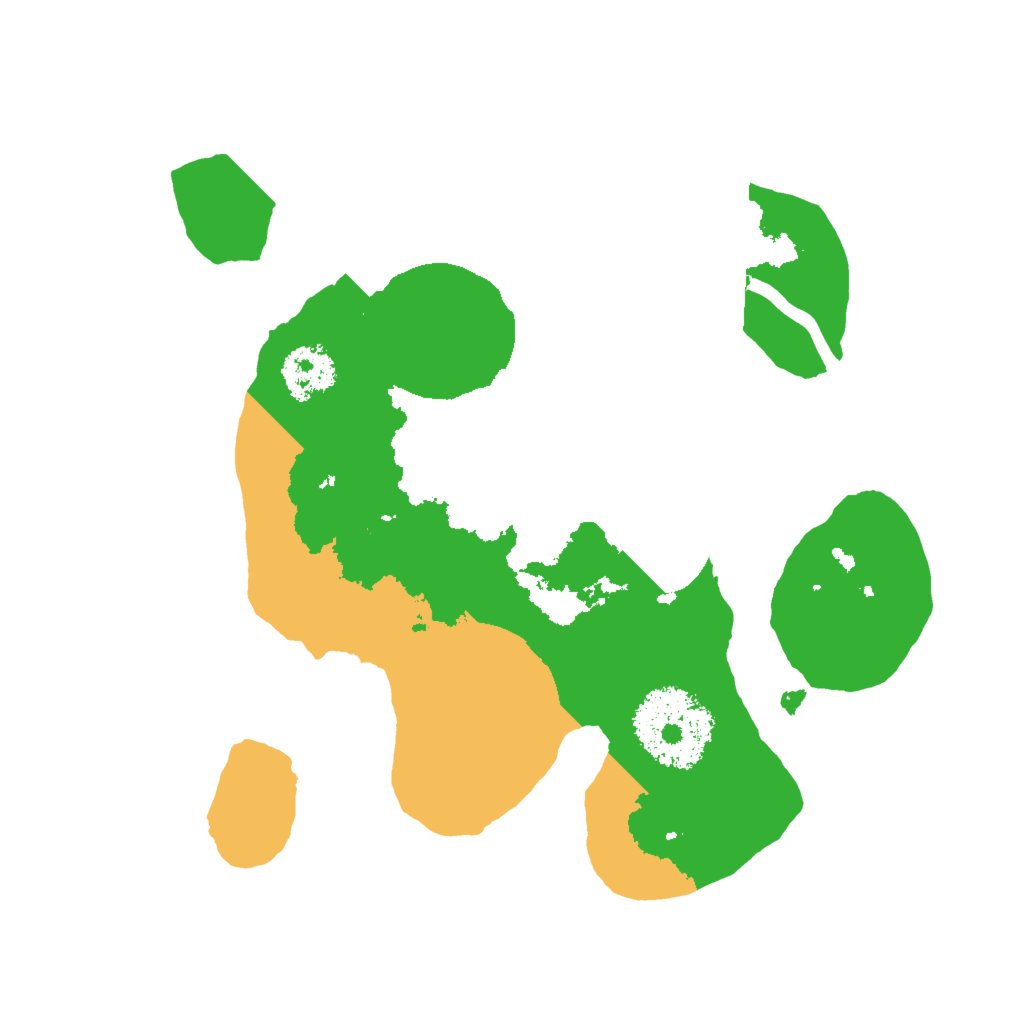 Biome Rust Map: Procedural Map, Size: 2000, Seed: 979797