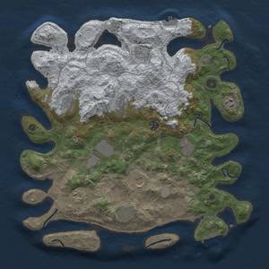 Thumbnail Rust Map: Procedural Map, Size: 4000, Seed: 1701007042, 20 Monuments