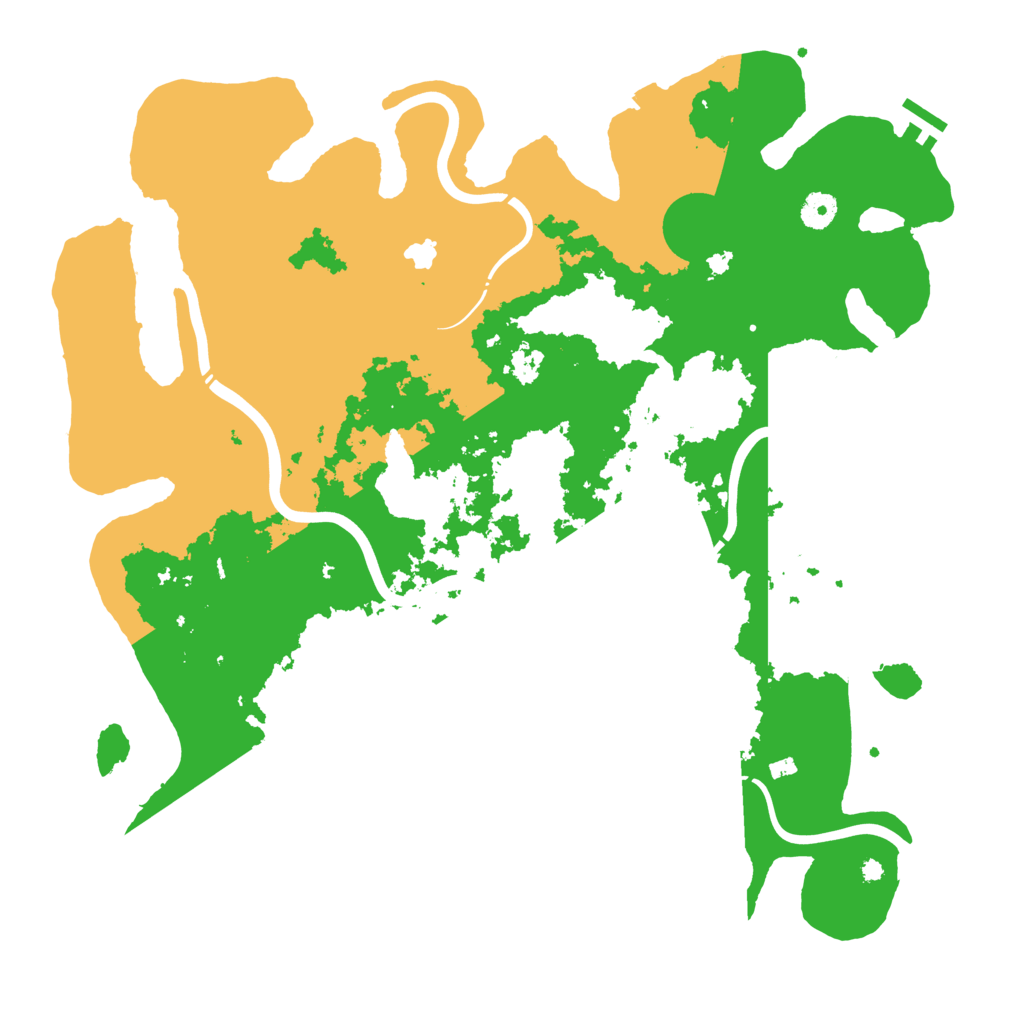 Biome Rust Map: Procedural Map, Size: 4250, Seed: 134645418