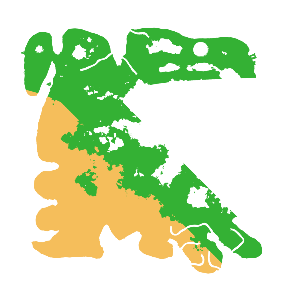 Biome Rust Map: Procedural Map, Size: 3500, Seed: 1701487228