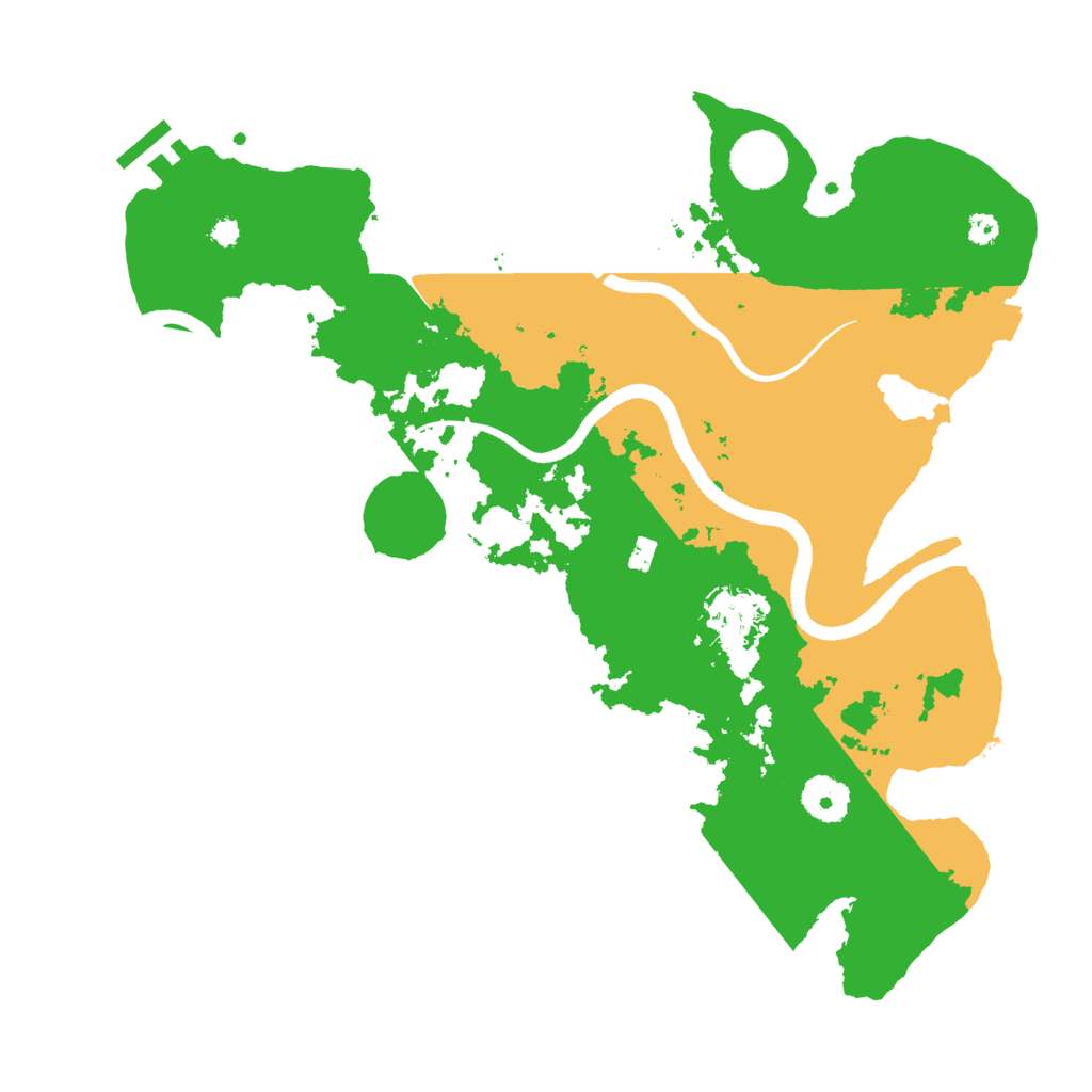 Biome Rust Map: Procedural Map, Size: 3500, Seed: 26118