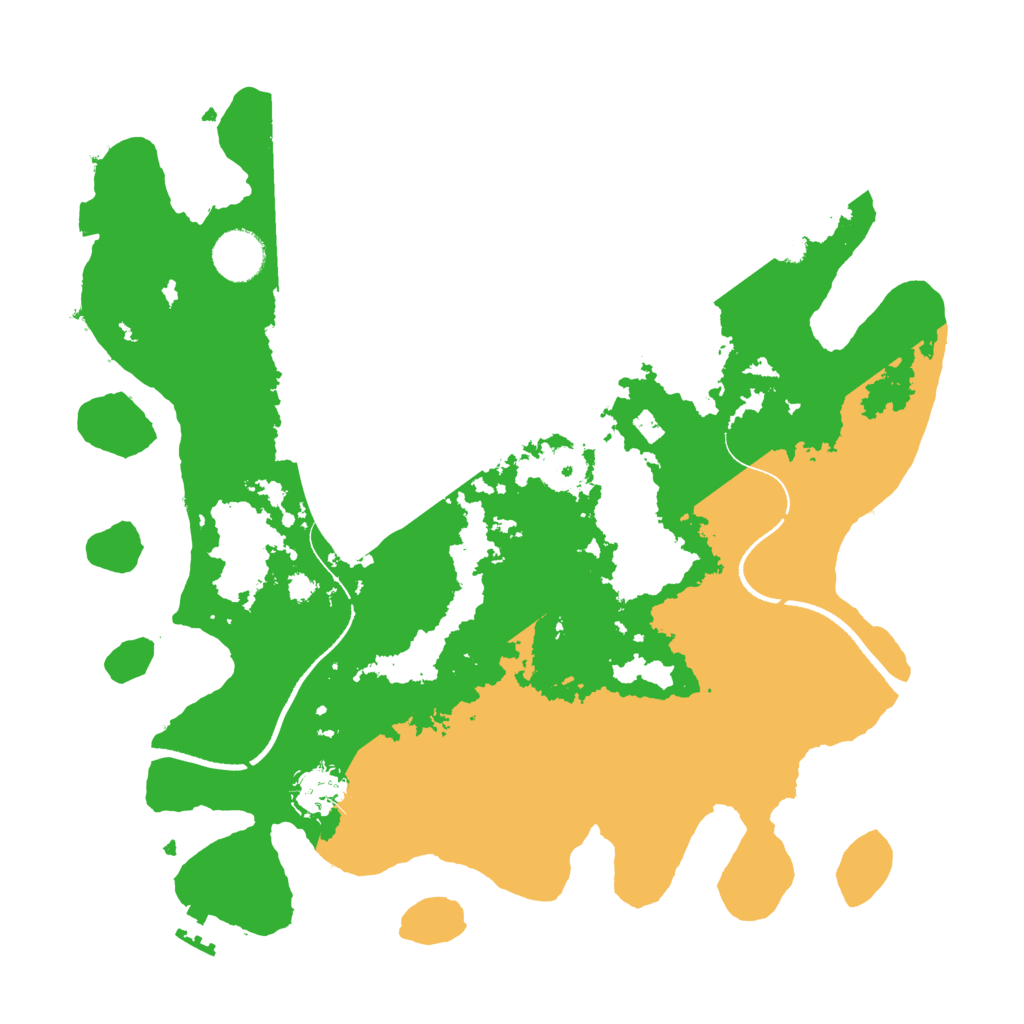 Biome Rust Map: Procedural Map, Size: 3500, Seed: 1344209947