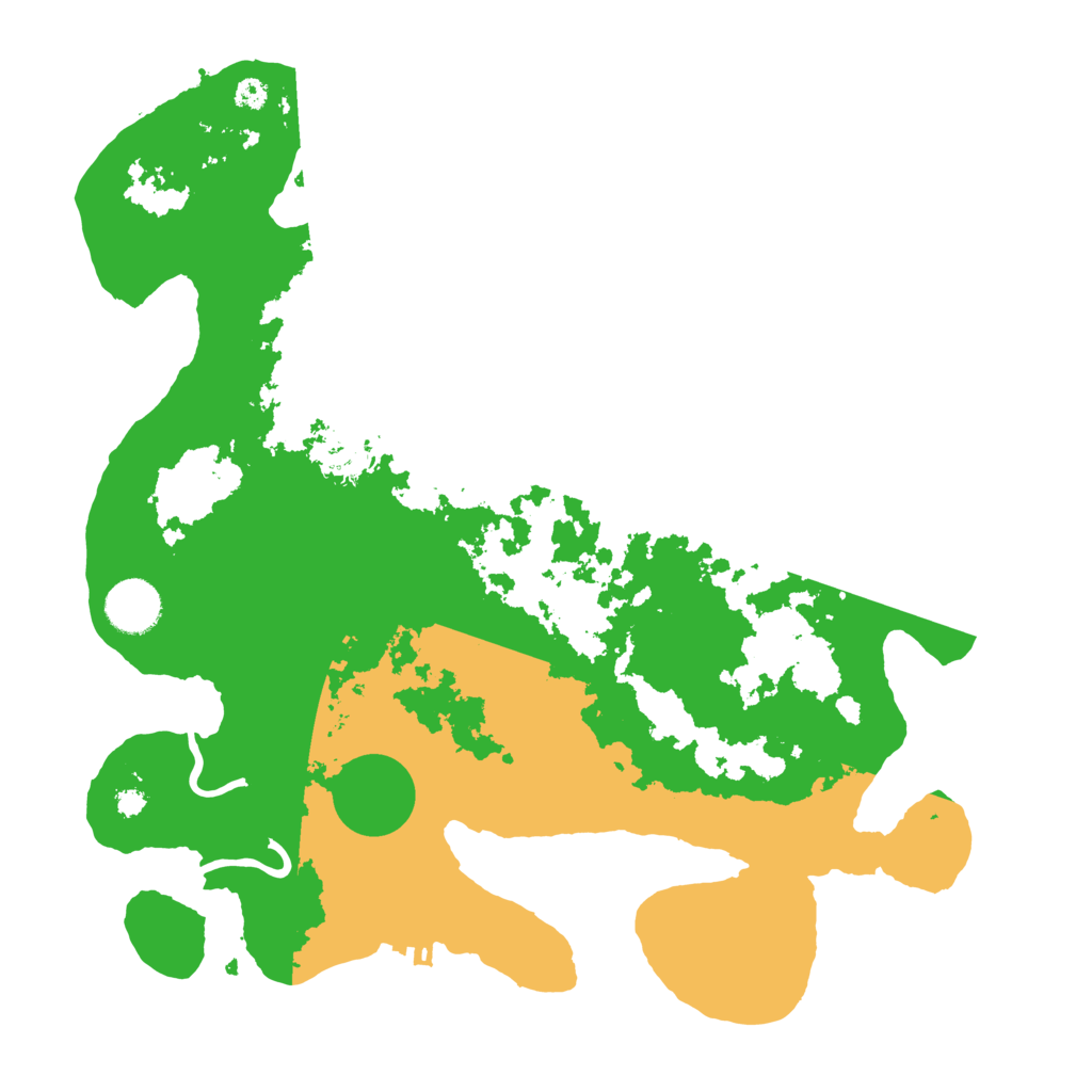 Biome Rust Map: Procedural Map, Size: 3500, Seed: 152844359