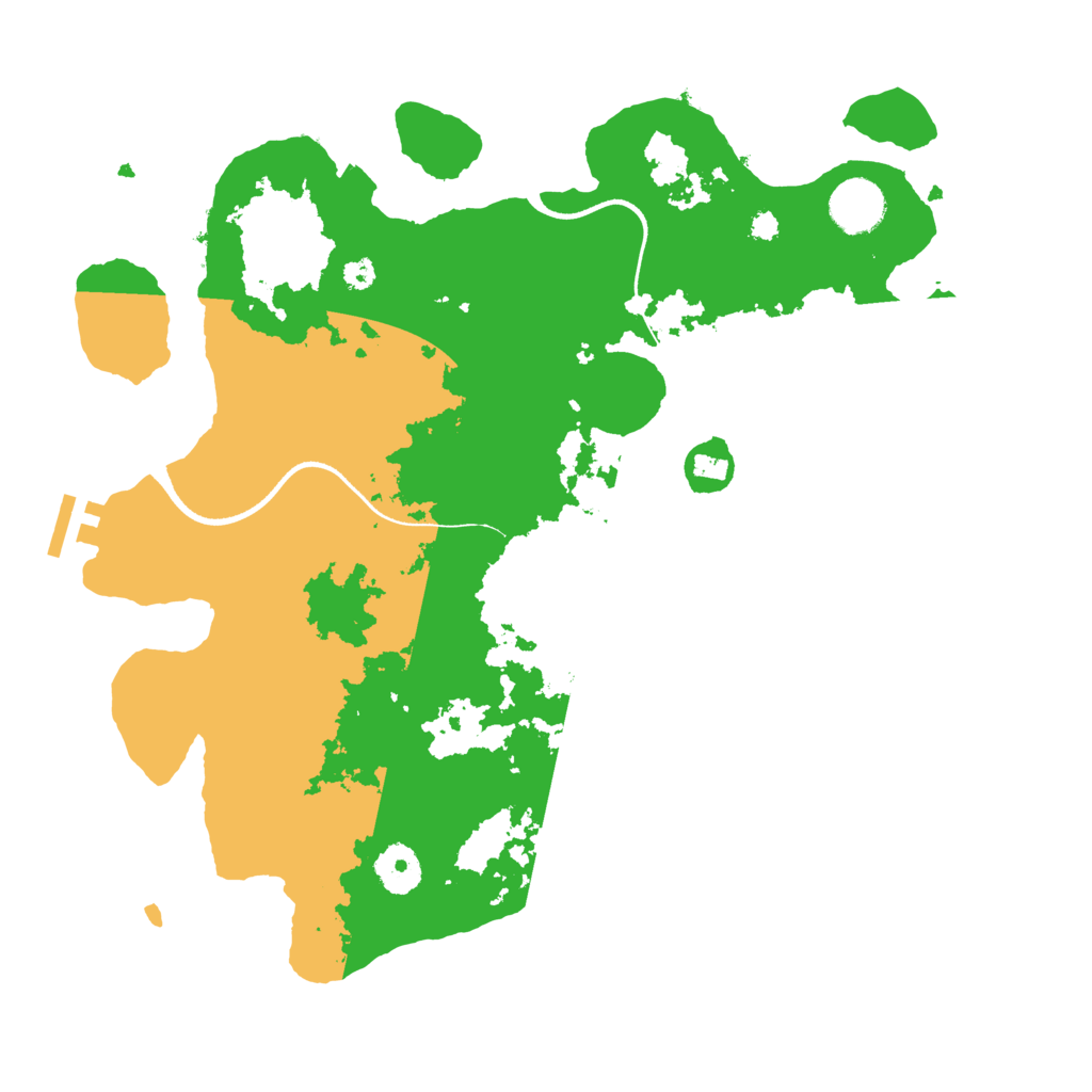 Biome Rust Map: Procedural Map, Size: 3500, Seed: 2098940694