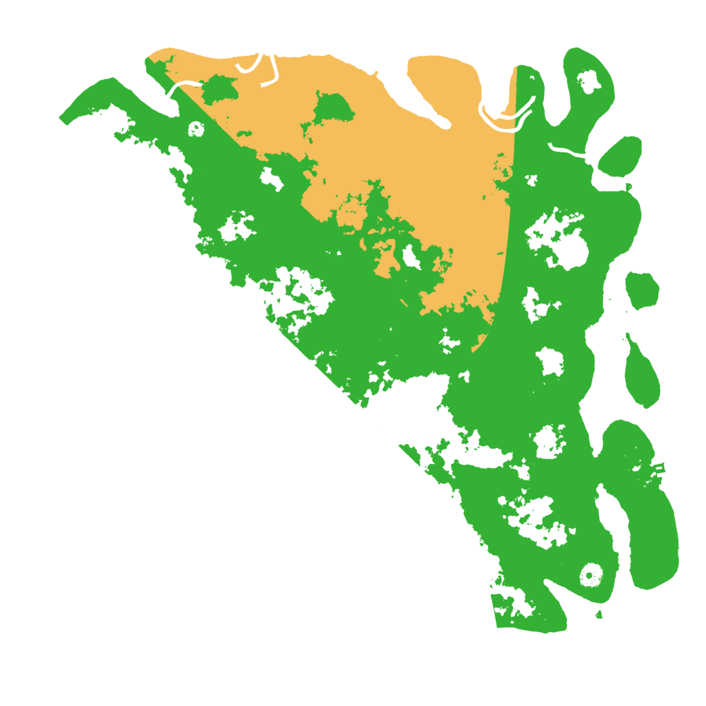 Biome Rust Map: Procedural Map, Size: 4500, Seed: 553720