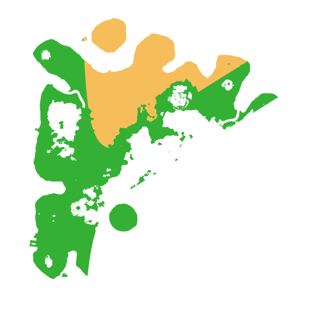 Biome Rust Map: Procedural Map, Size: 3000, Seed: 1261544747