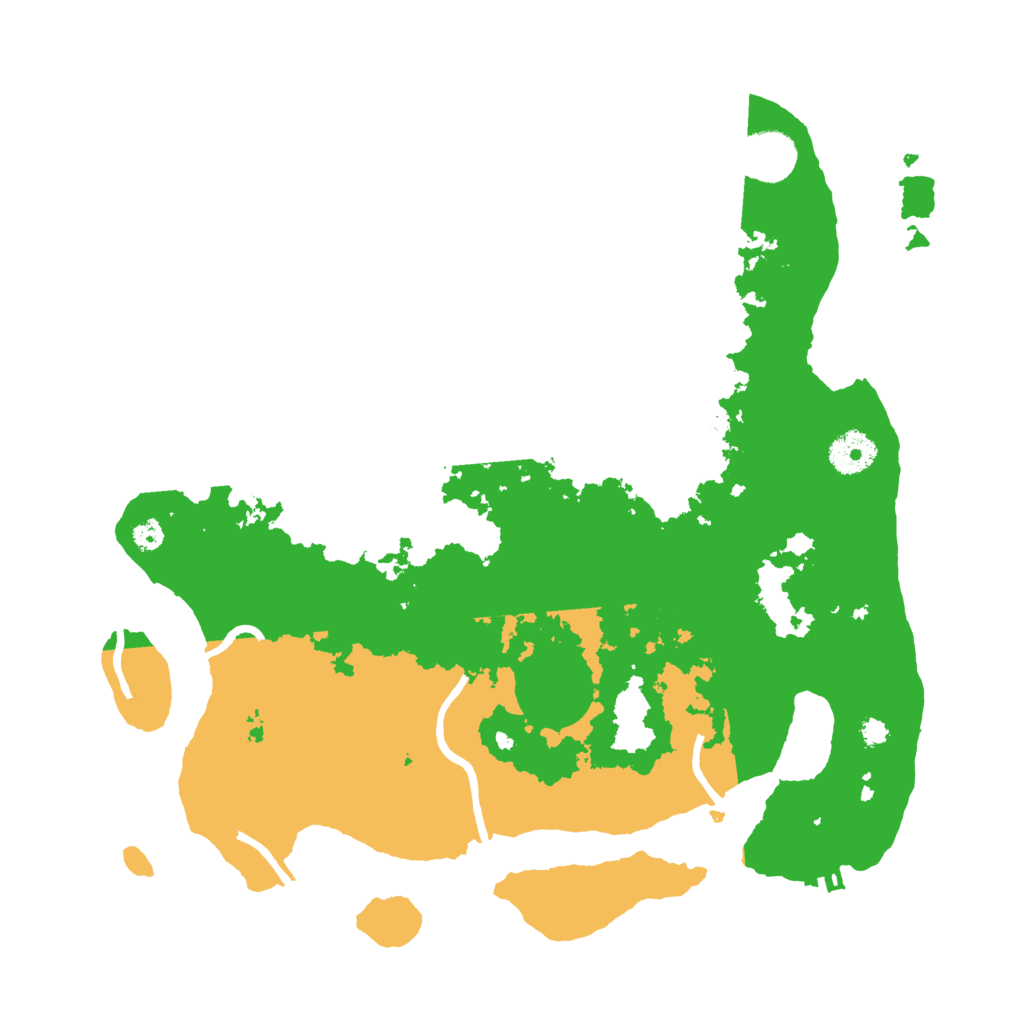 Biome Rust Map: Procedural Map, Size: 3500, Seed: 588885677