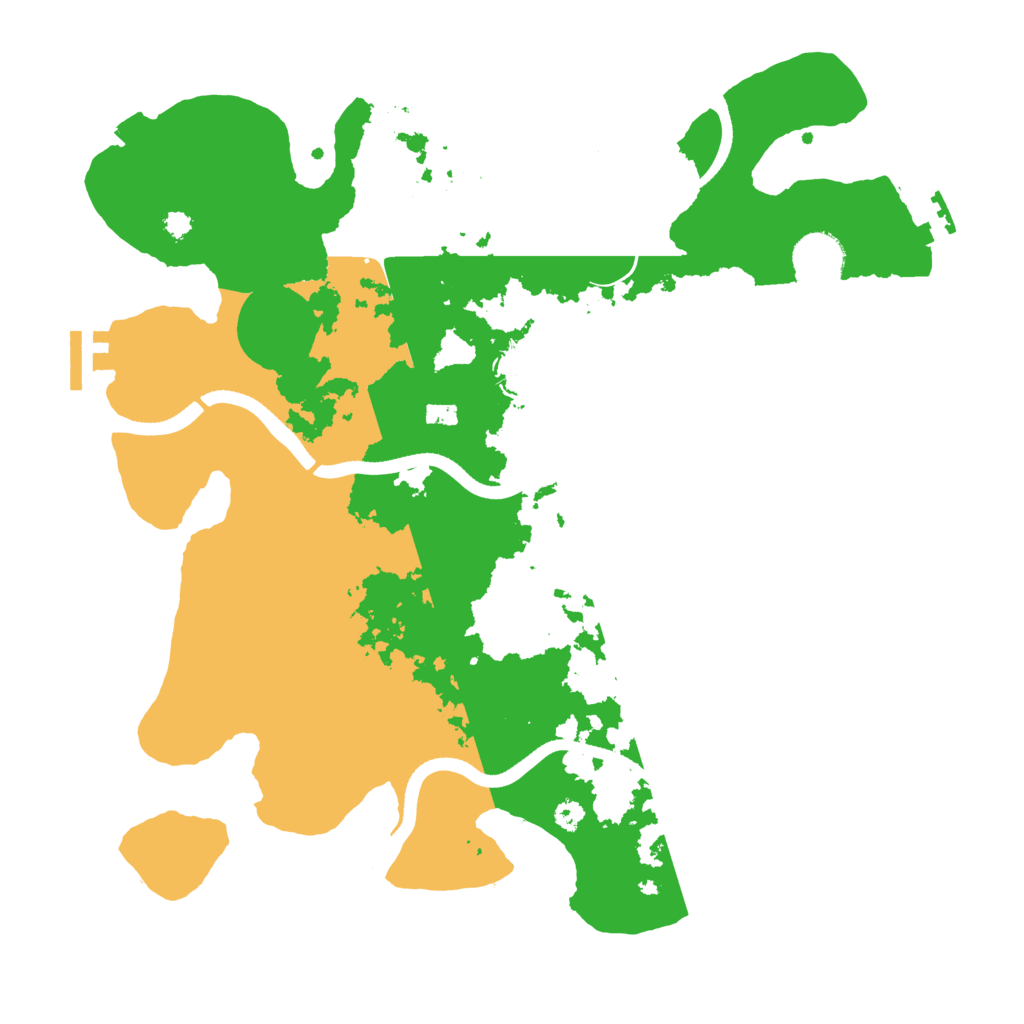 Biome Rust Map: Procedural Map, Size: 3500, Seed: 751022113