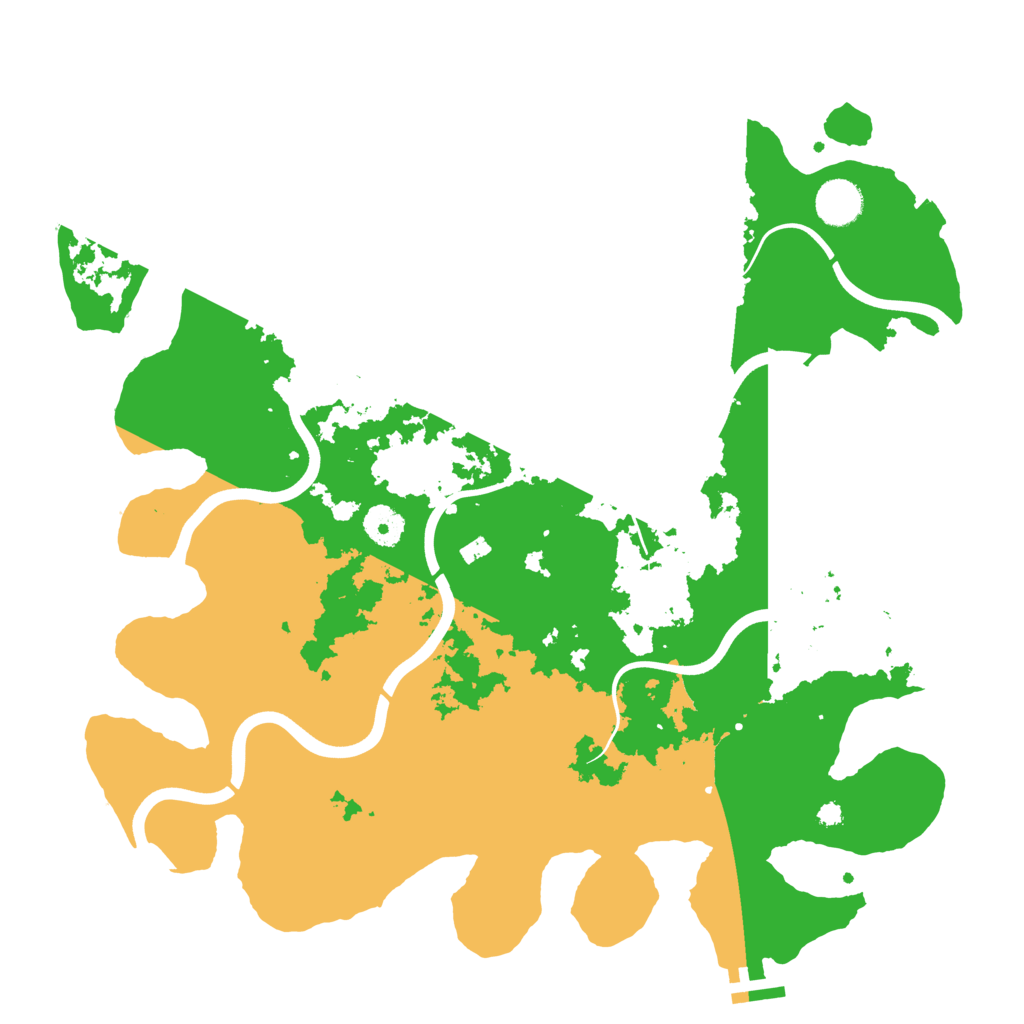 Biome Rust Map: Procedural Map, Size: 3850, Seed: 741487413