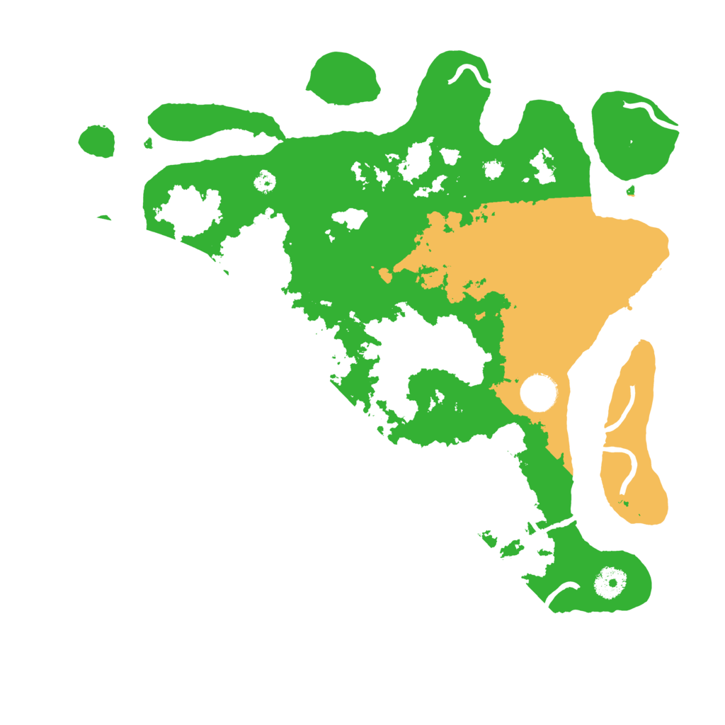 Biome Rust Map: Procedural Map, Size: 3500, Seed: 1943527516