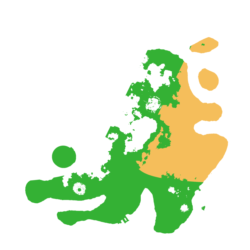 Biome Rust Map: Procedural Map, Size: 3000, Seed: 558111724