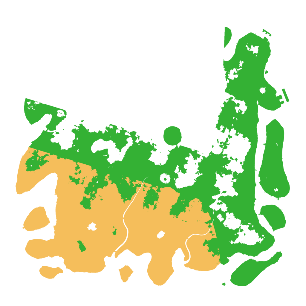 Biome Rust Map: Procedural Map, Size: 4500, Seed: 933833163