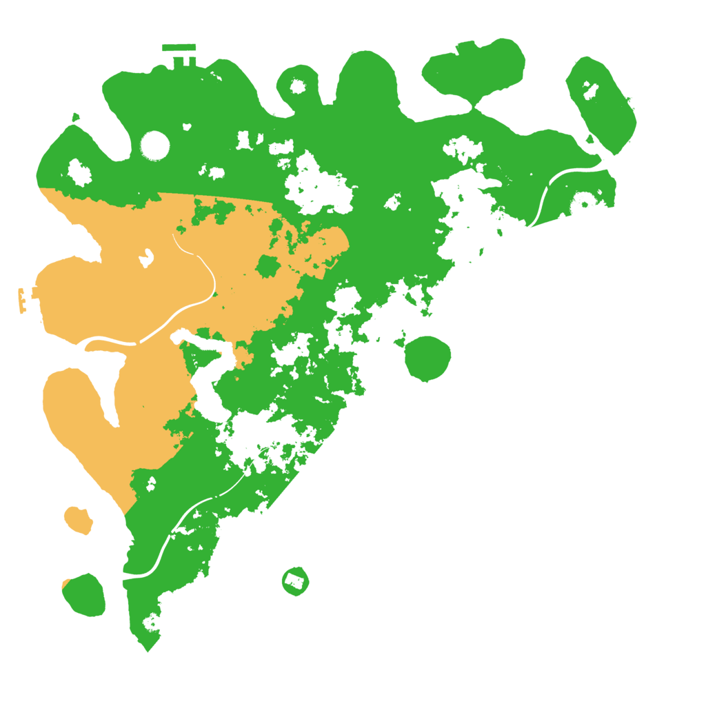 Biome Rust Map: Procedural Map, Size: 4250, Seed: 435465