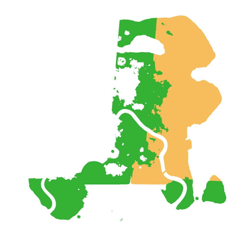 Biome Rust Map: Procedural Map, Size: 3000, Seed: 1883996542