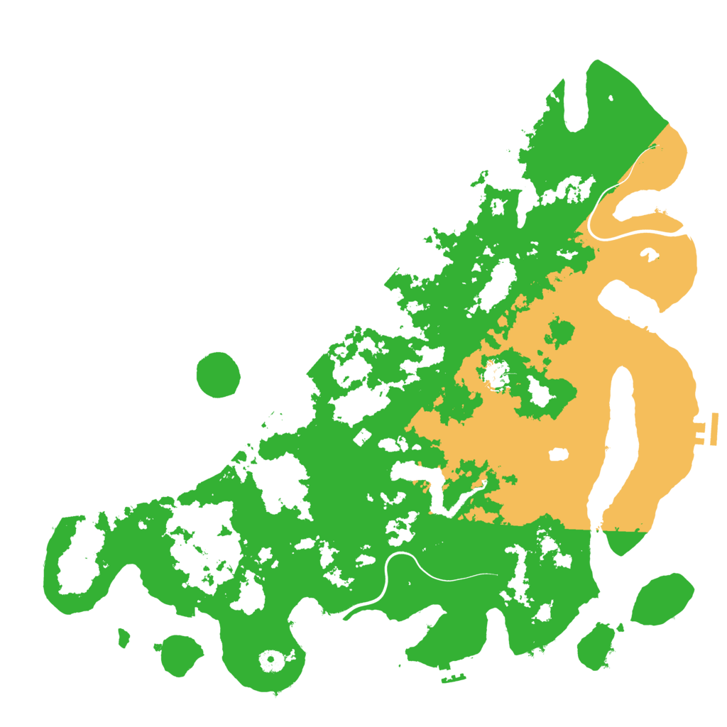 Biome Rust Map: Procedural Map, Size: 4500, Seed: 708241302