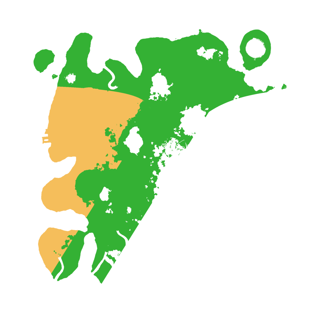 Biome Rust Map: Procedural Map, Size: 3000, Seed: 921915734