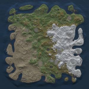 Thumbnail Rust Map: Procedural Map, Size: 4800, Seed: 2084011073, 20 Monuments