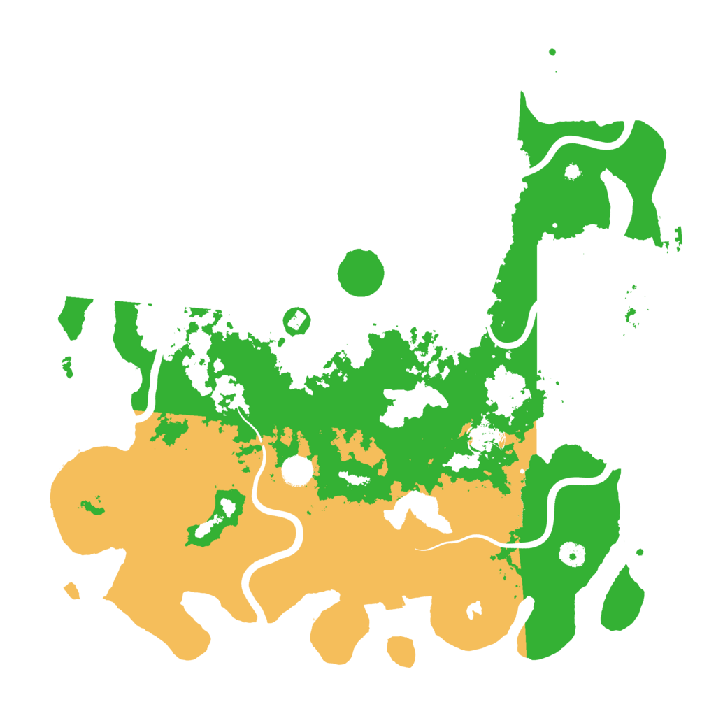 Biome Rust Map: Procedural Map, Size: 4200, Seed: 1234