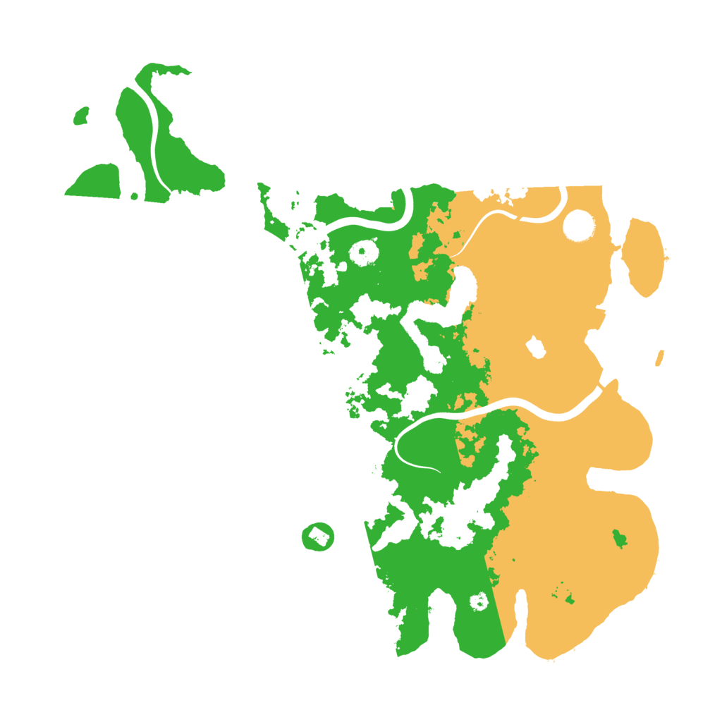 Biome Rust Map: Procedural Map, Size: 4000, Seed: 25486