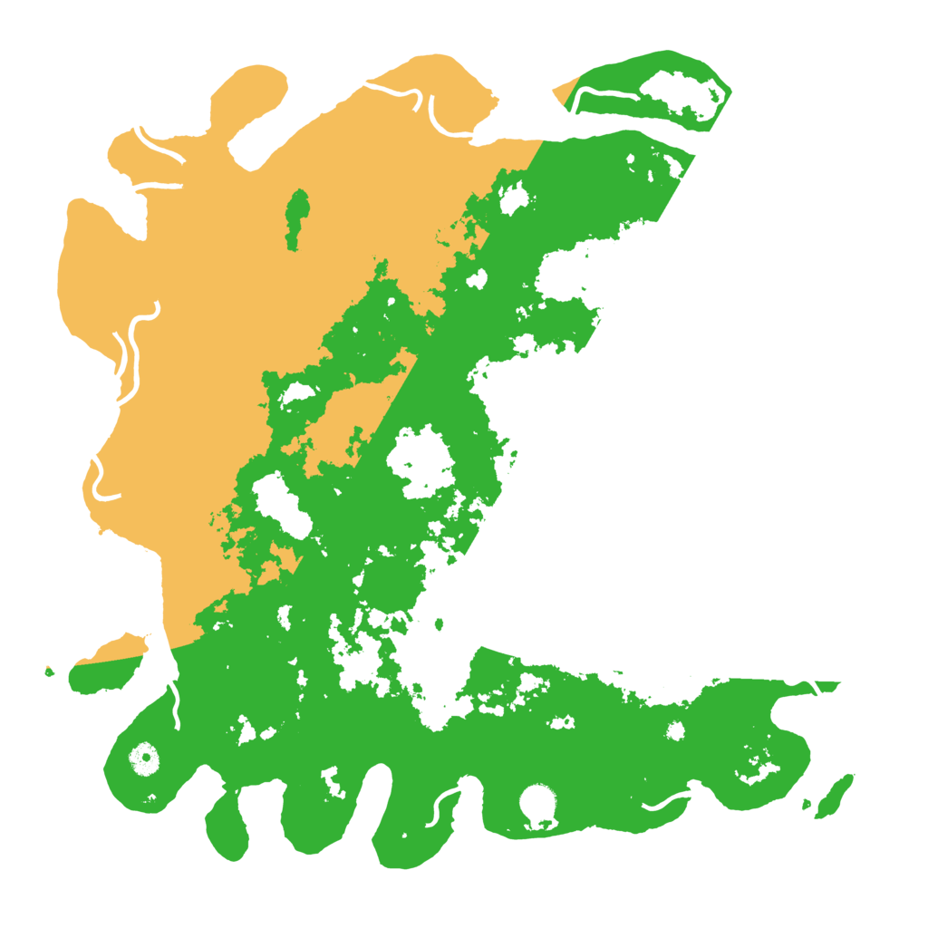 Biome Rust Map: Procedural Map, Size: 4500, Seed: 658569