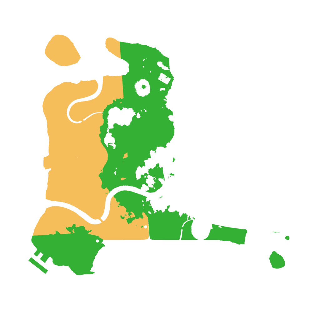 Biome Rust Map: Procedural Map, Size: 3000, Seed: 67434