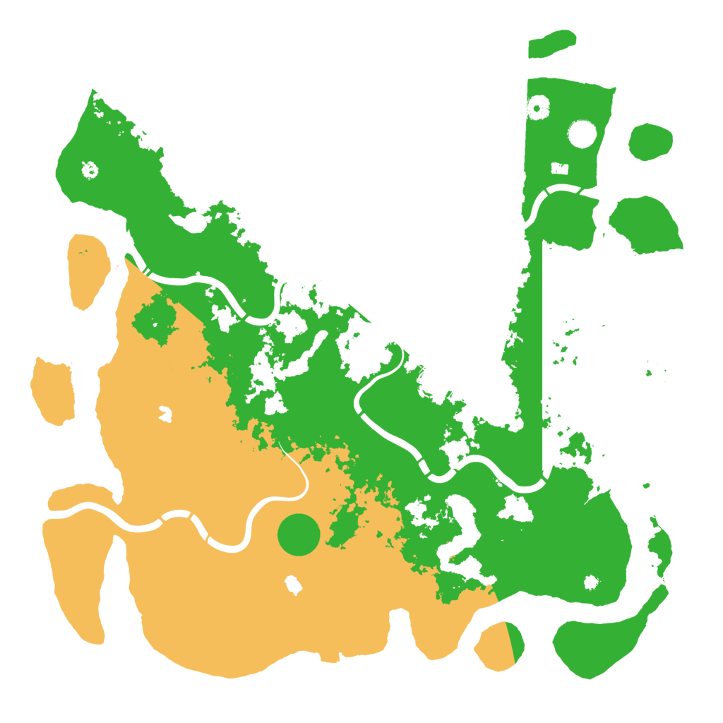 Biome Rust Map: Procedural Map, Size: 4500, Seed: 1707110844