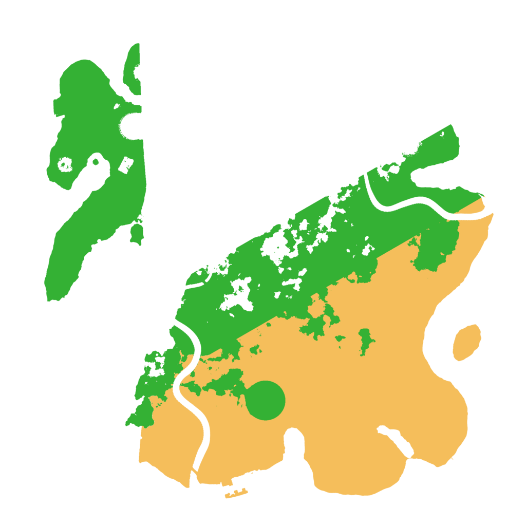 Biome Rust Map: Procedural Map, Size: 3500, Seed: 1891656208