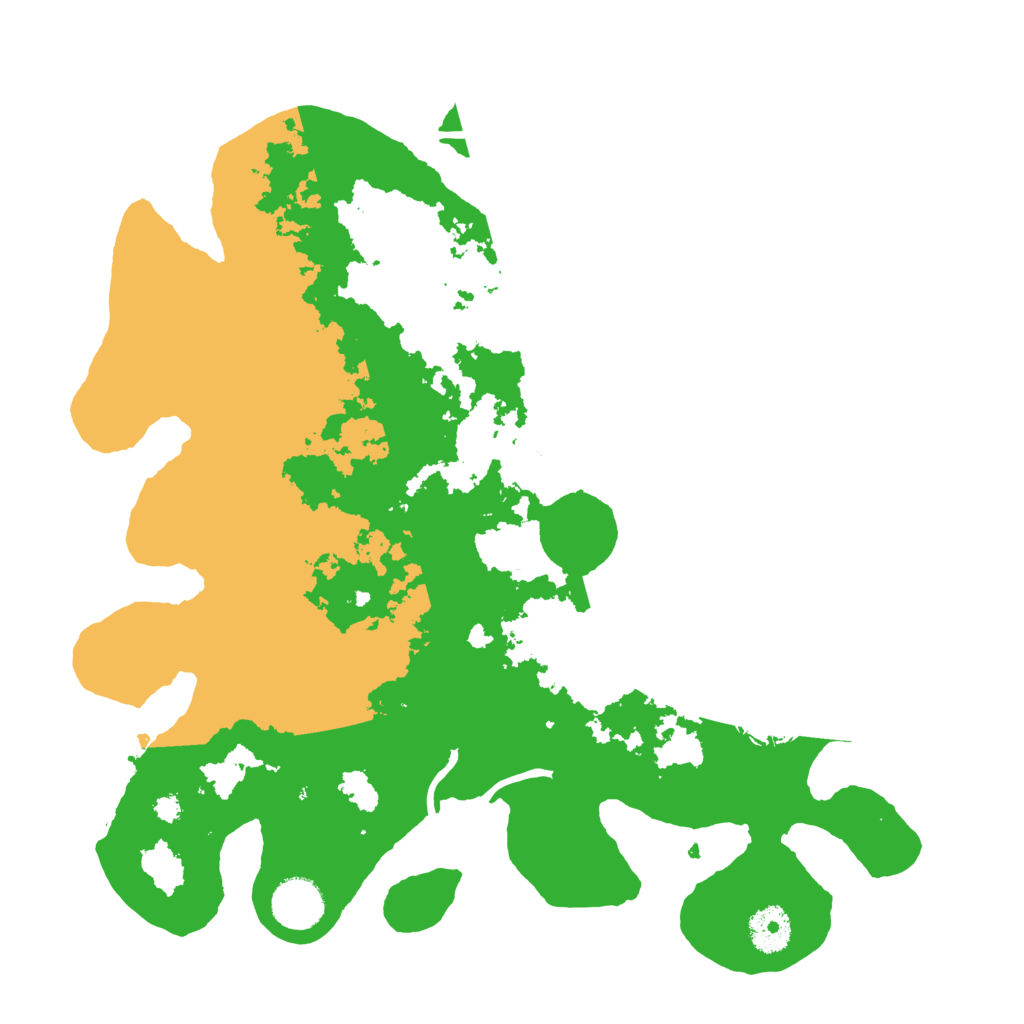 Biome Rust Map: Procedural Map, Size: 3500, Seed: 662139399
