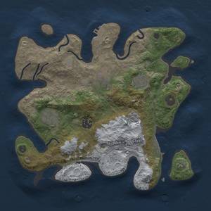 Thumbnail Rust Map: Procedural Map, Size: 3000, Seed: 17739, 13 Monuments