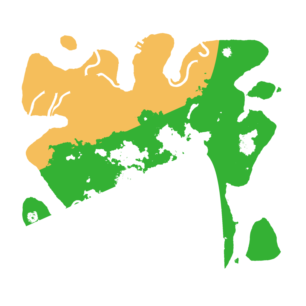 Biome Rust Map: Procedural Map, Size: 3000, Seed: 17739