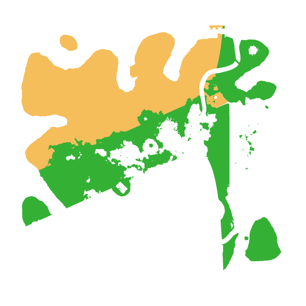 Biome Rust Map: Procedural Map, Size: 3000, Seed: 17739