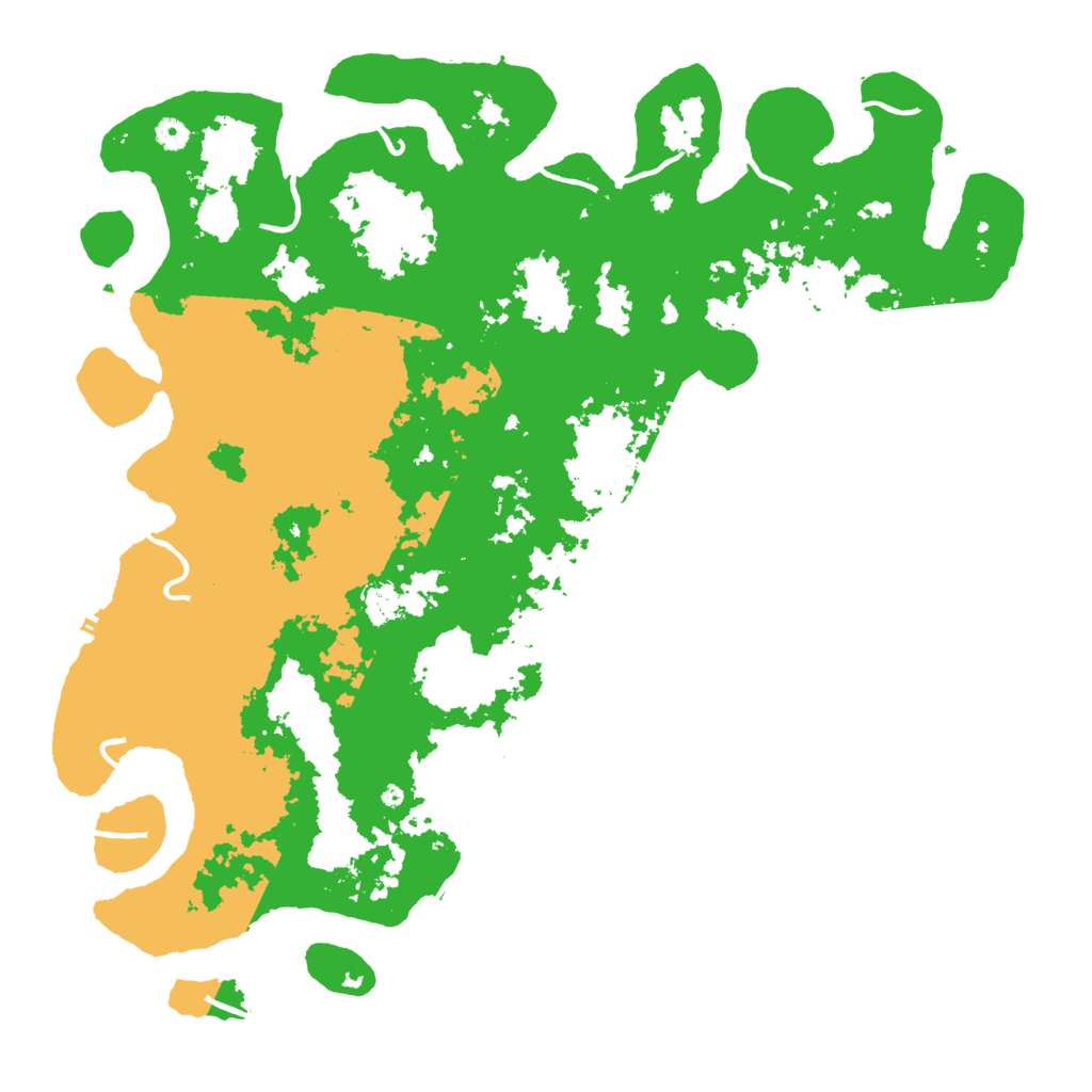 Biome Rust Map: Procedural Map, Size: 5100, Seed: 437155