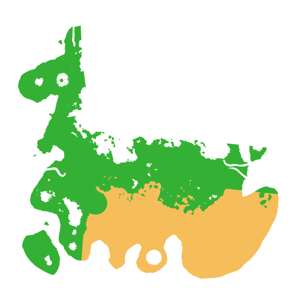 Biome Rust Map: Procedural Map, Size: 3500, Seed: 4399