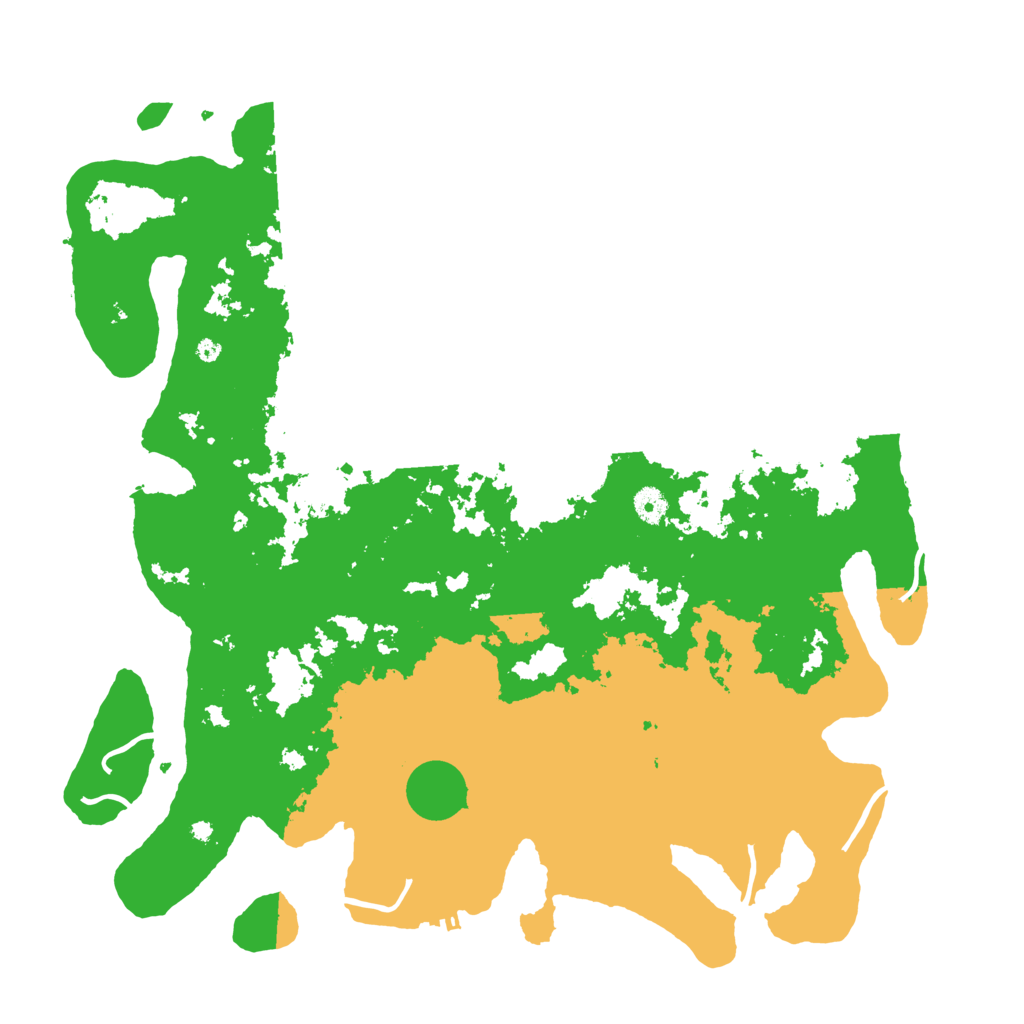 Biome Rust Map: Procedural Map, Size: 4500, Seed: 13882