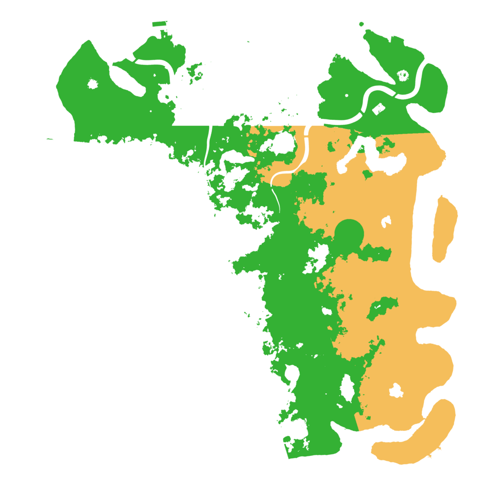 Biome Rust Map: Procedural Map, Size: 4500, Seed: 1284576646