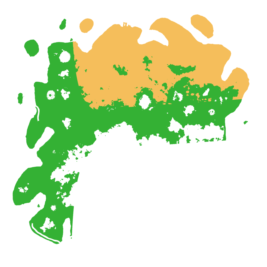 Biome Rust Map: Procedural Map, Size: 4500, Seed: 1171079702