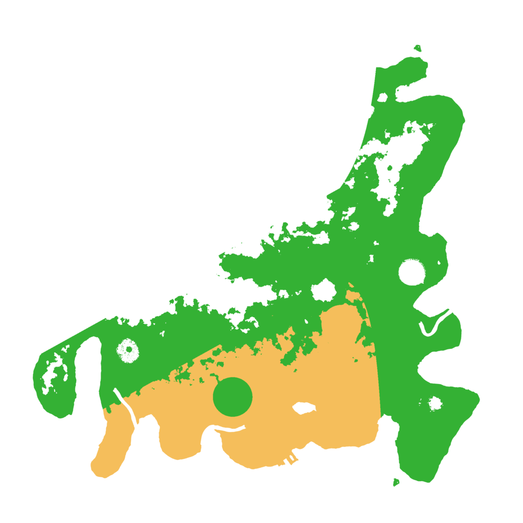 Biome Rust Map: Procedural Map, Size: 3500, Seed: 107730950