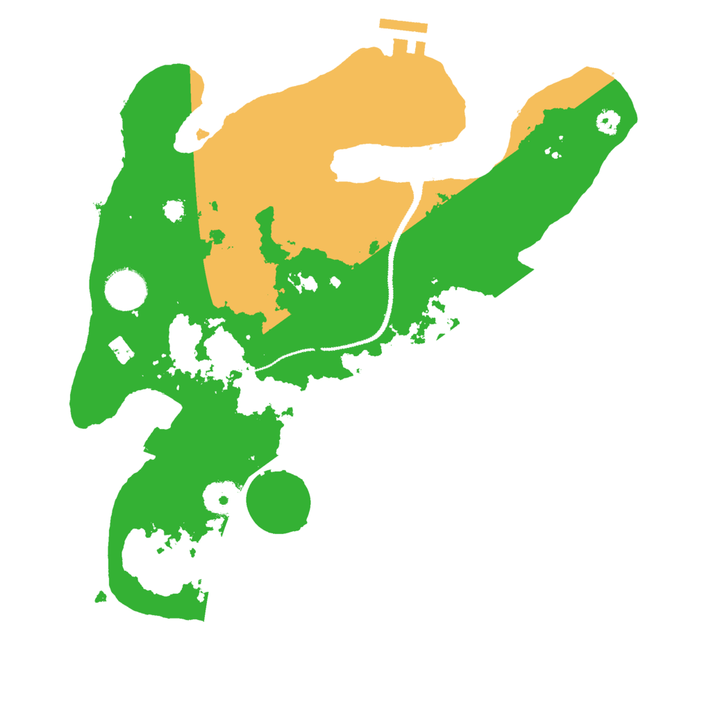 Biome Rust Map: Procedural Map, Size: 3000, Seed: 25053198