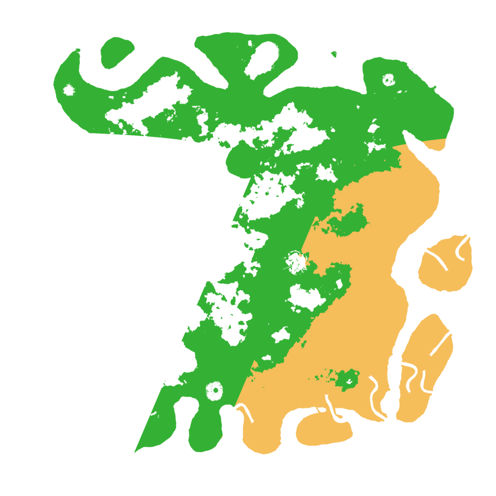 Biome Rust Map: Procedural Map, Size: 4100, Seed: 95985162