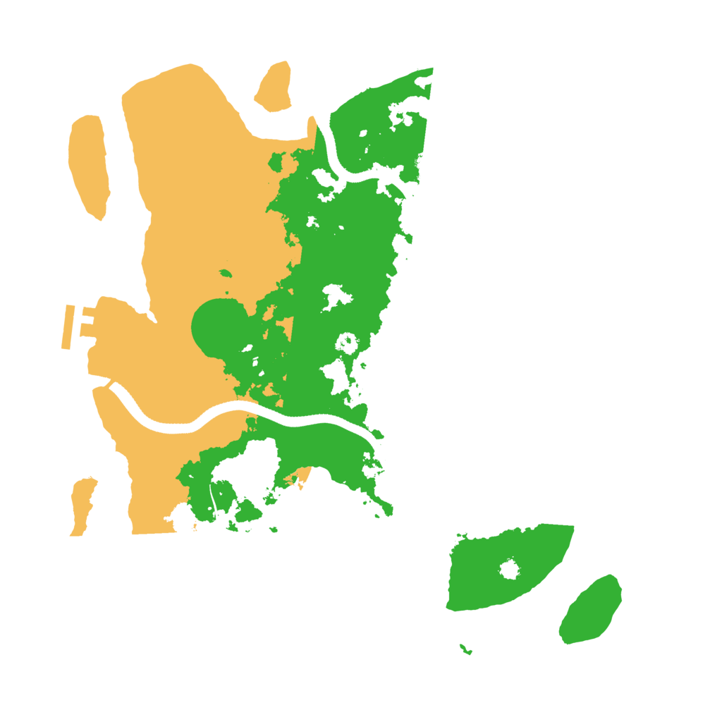 Biome Rust Map: Procedural Map, Size: 3300, Seed: 4258