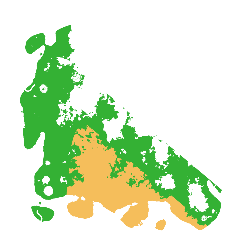 Biome Rust Map: Procedural Map, Size: 4500, Seed: 1881480470