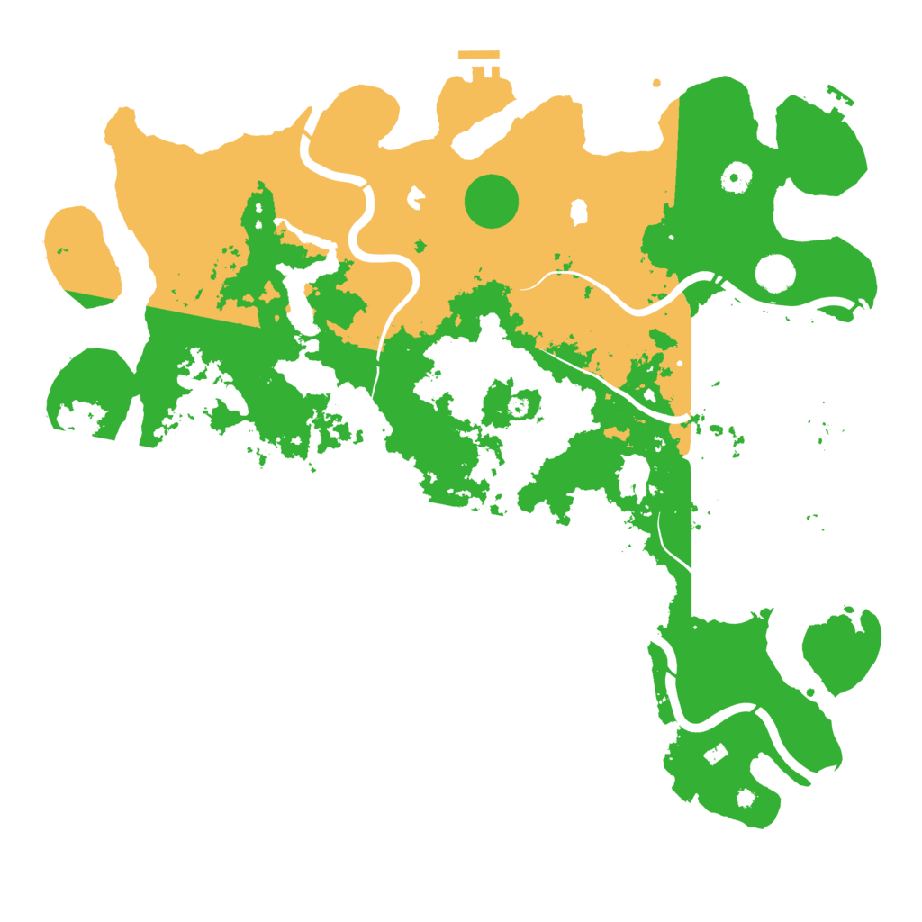 Biome Rust Map: Procedural Map, Size: 4501, Seed: 6738