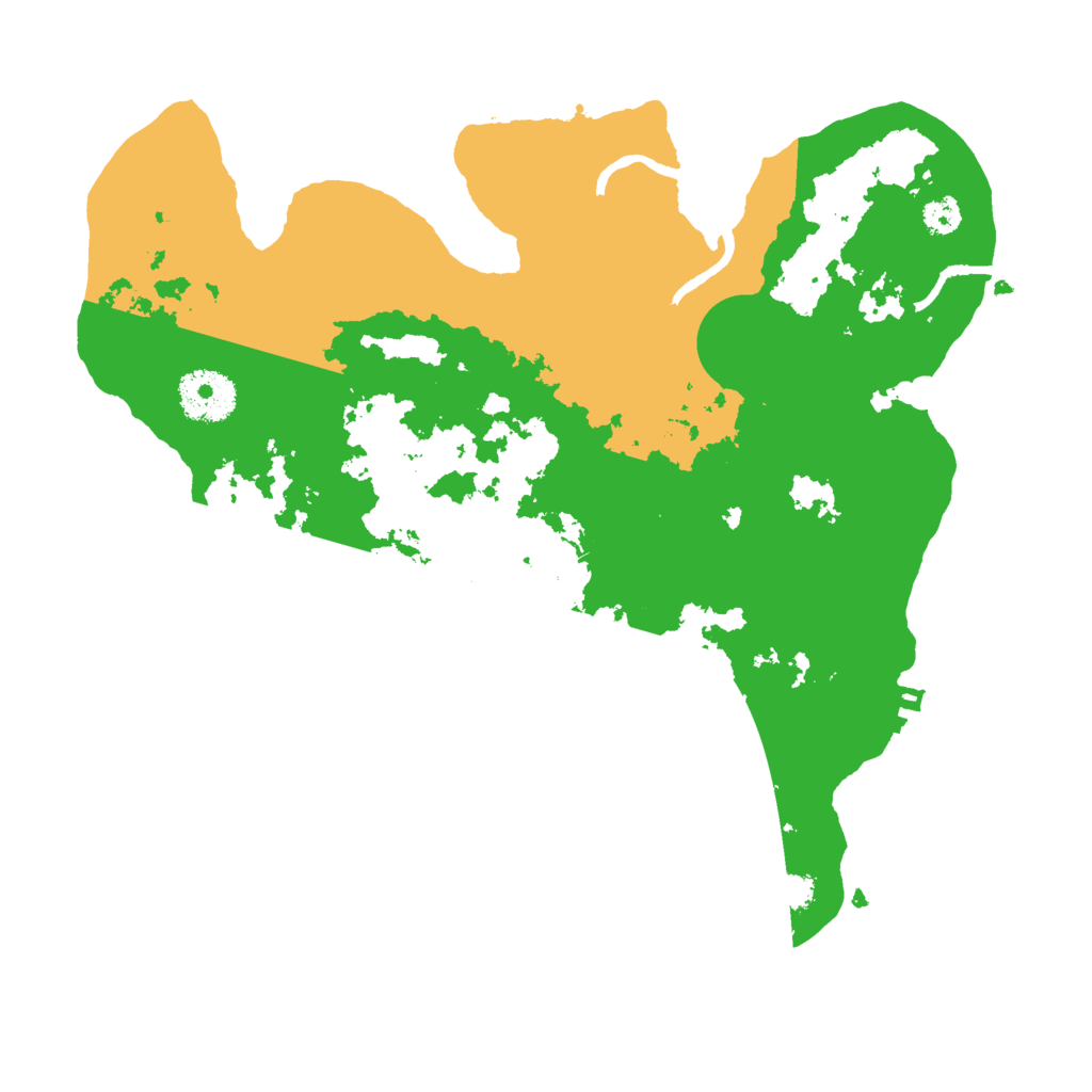 Biome Rust Map: Procedural Map, Size: 3000, Seed: 17928376