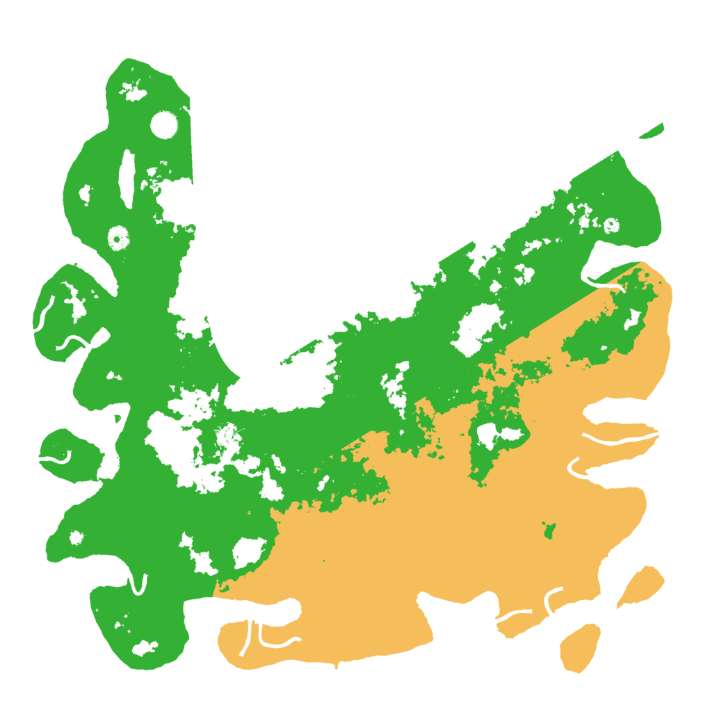 Biome Rust Map: Procedural Map, Size: 4600, Seed: 254395
