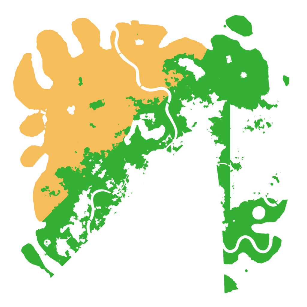 Biome Rust Map: Procedural Map, Size: 4500, Seed: 2086253131