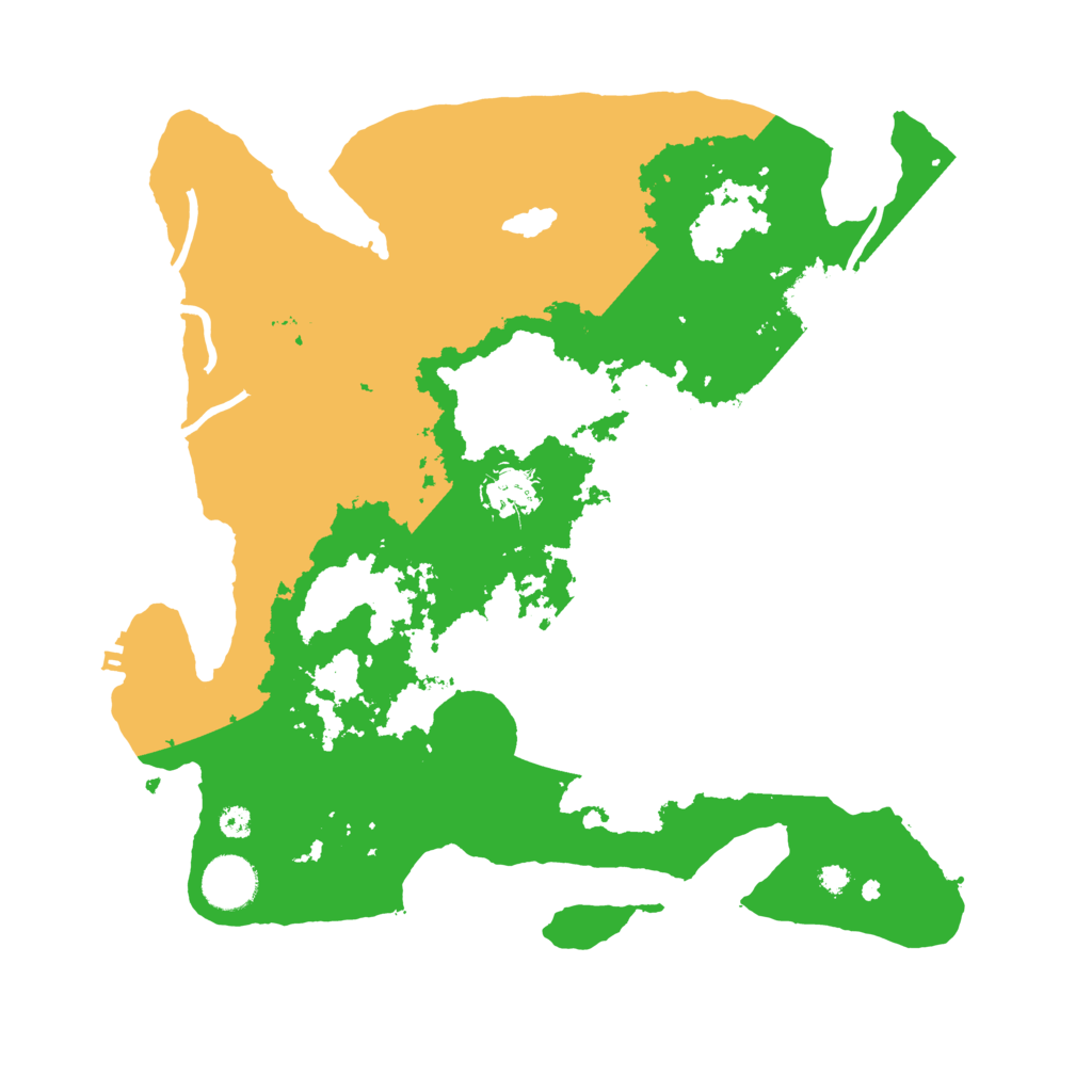 Biome Rust Map: Procedural Map, Size: 3500, Seed: 1747277800