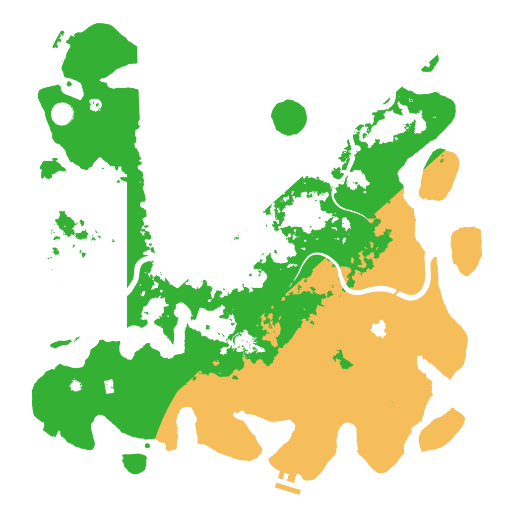 Biome Rust Map: Procedural Map, Size: 4000, Seed: 4406